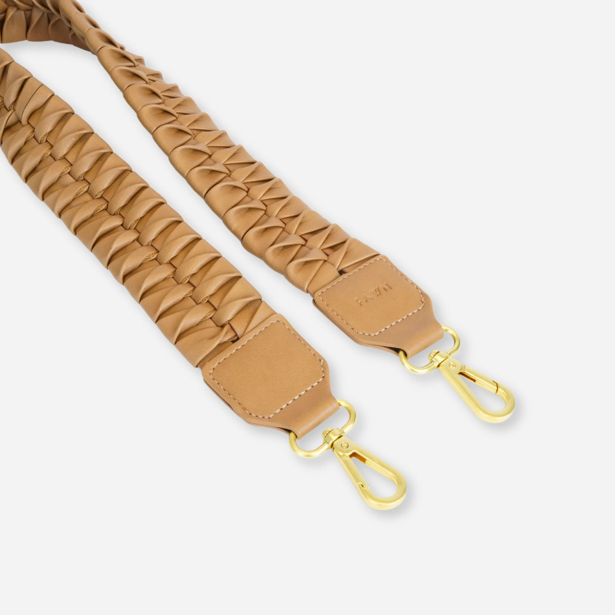 The Fishtail Braid Strap Short - Tan - Image 2