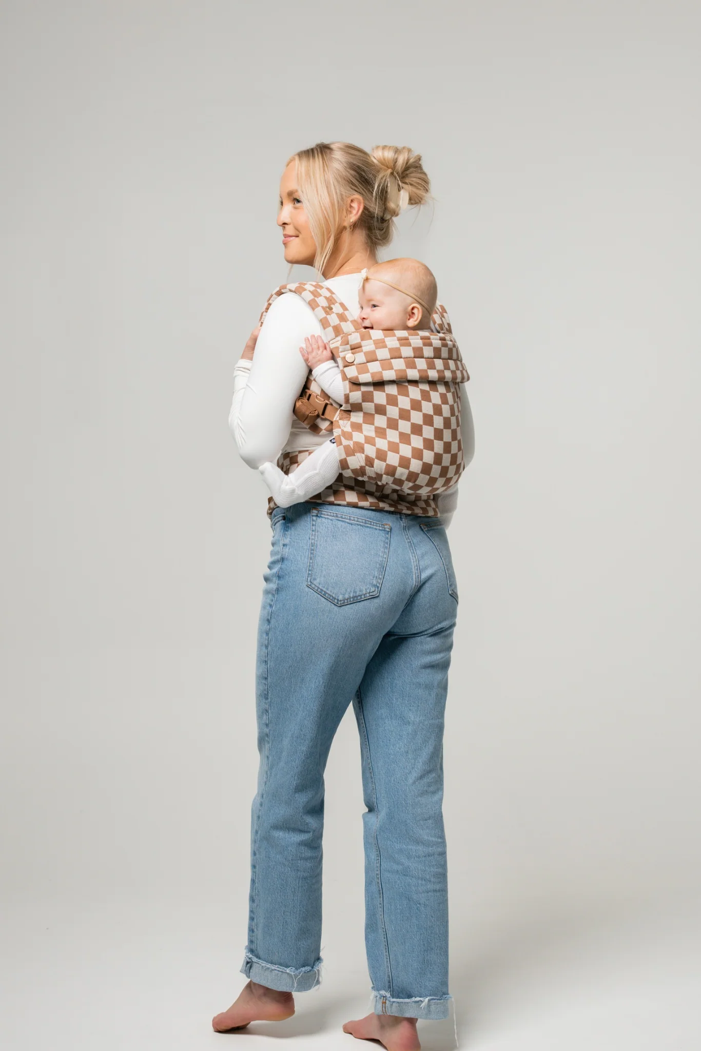 The Monarch Carrier - Mocha Check - Image 7