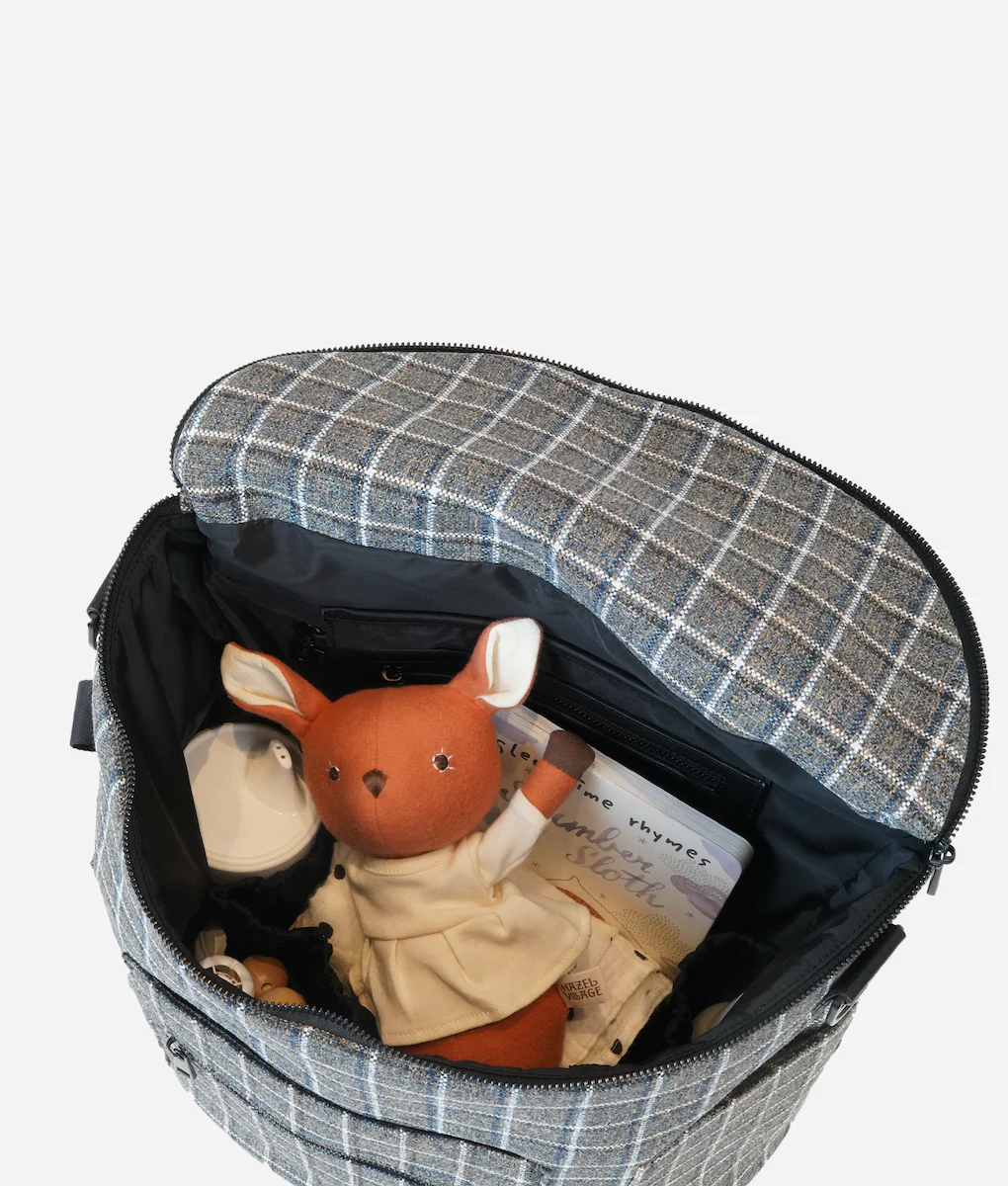 The Original Diaper Bag - Plaid Tweed - Image 7