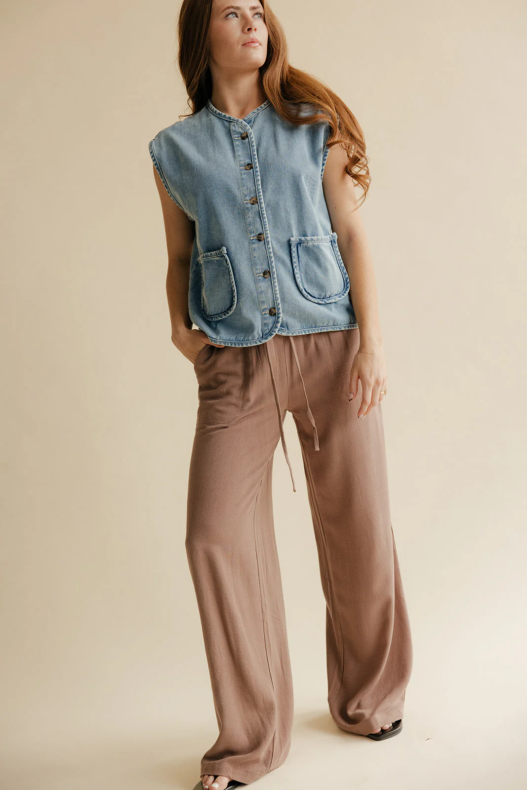 The Right Moves Denim Vest - Image 8