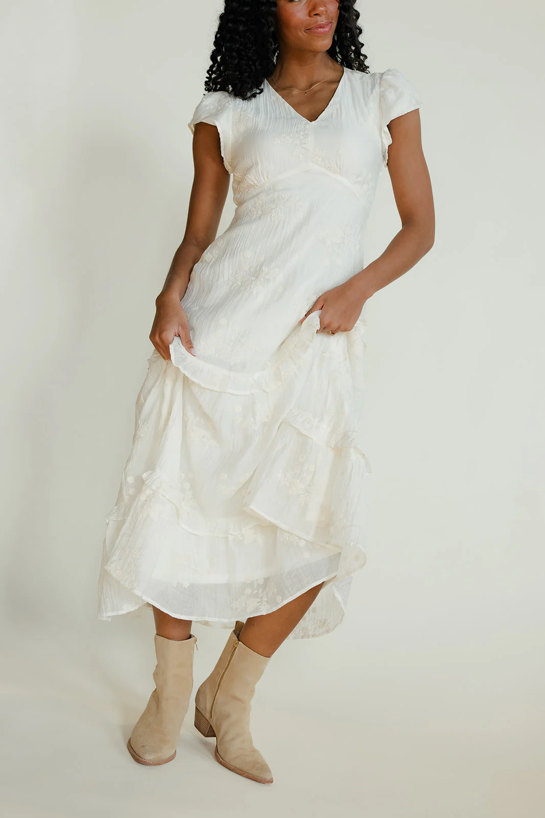 The Serenade Ruffle Dress - Image 7