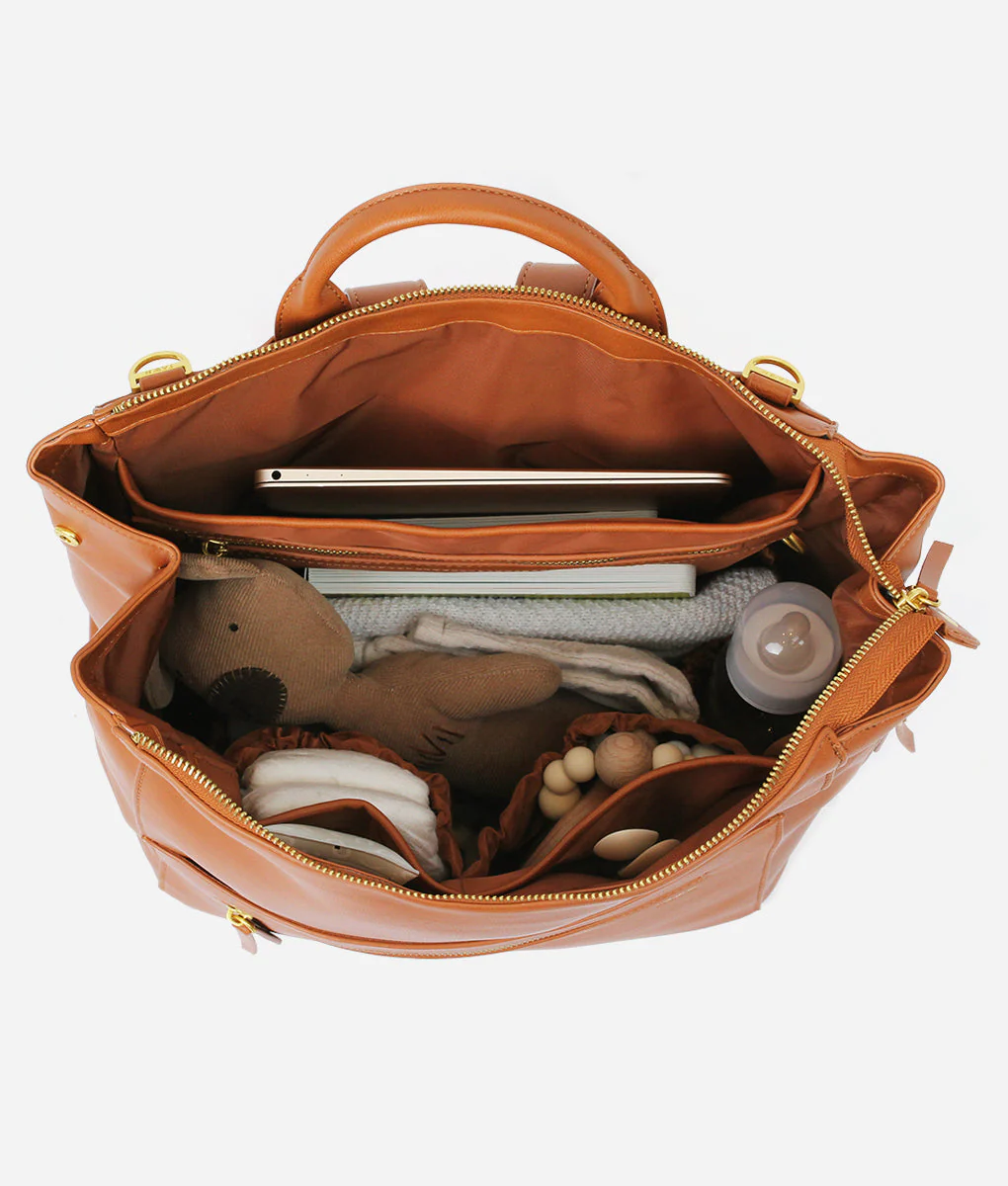 The Square Diaper Bag - Brown - Image 9