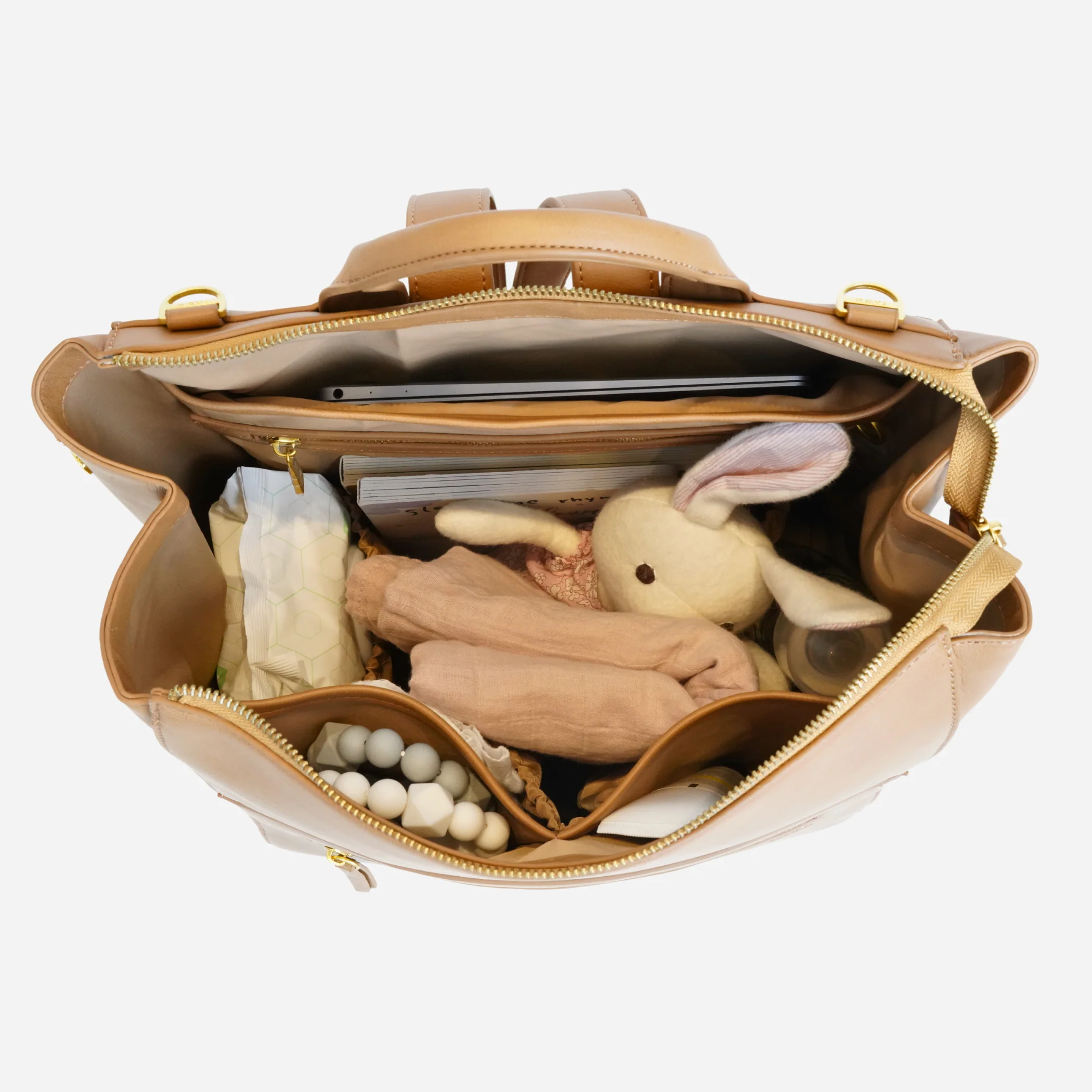 The Square Diaper Bag  -  Tan - Image 5