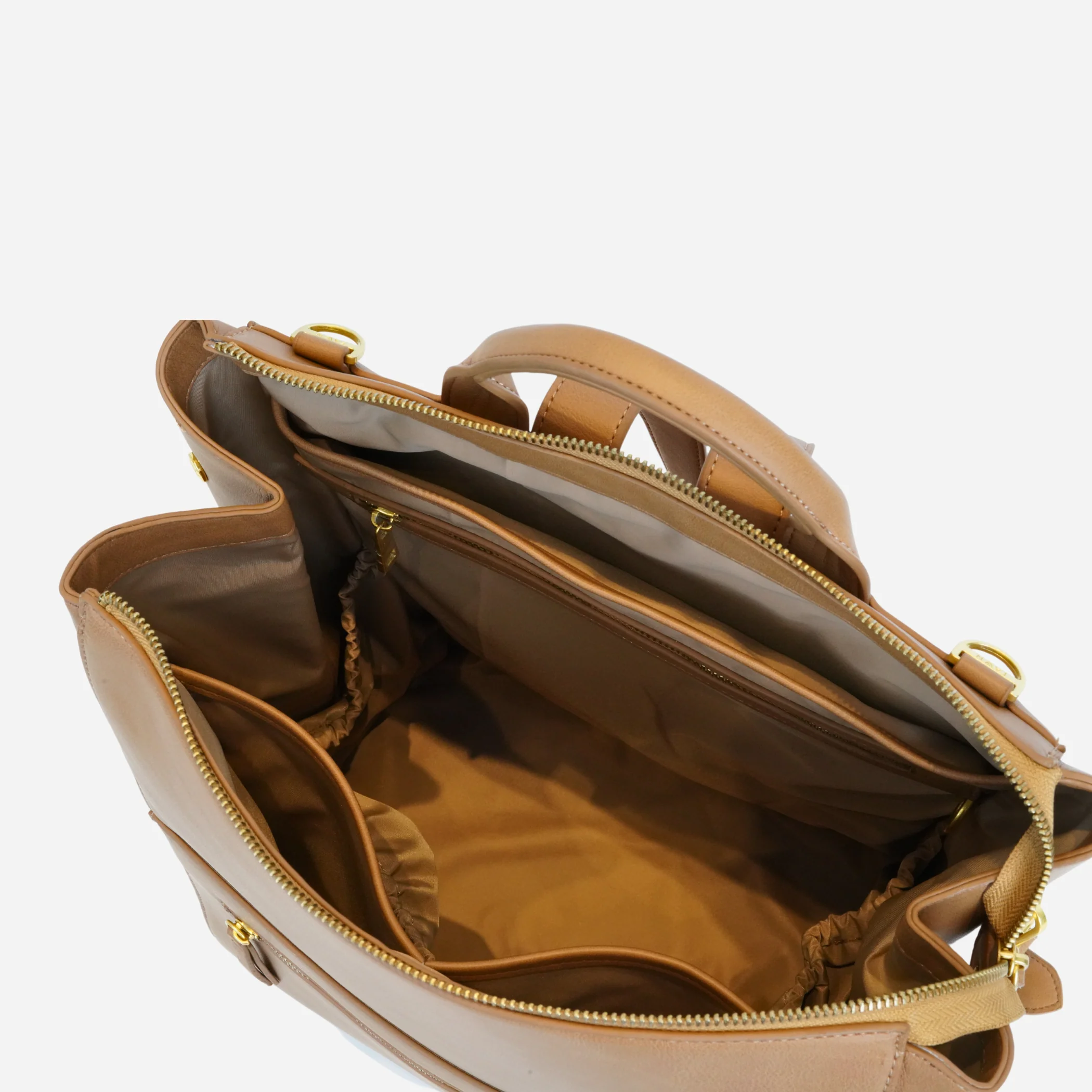 The Square Diaper Bag  -  Tan - Image 6