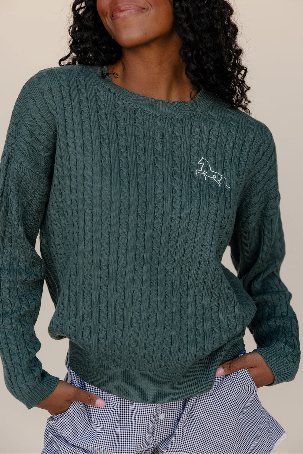 The Stables Cable Knit Sweater