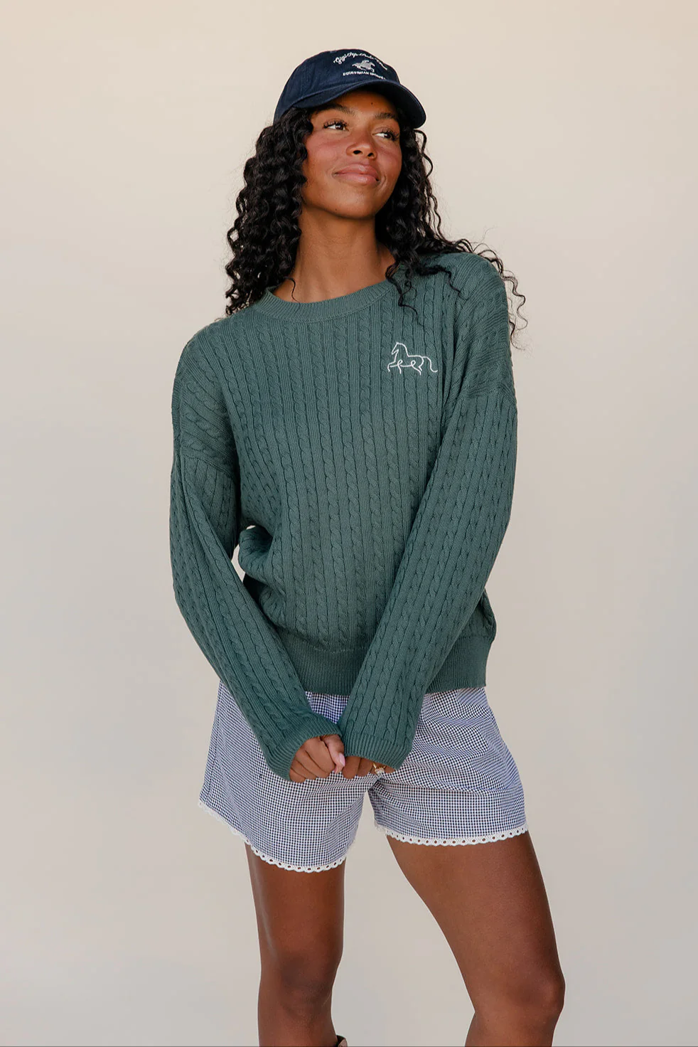 The Stables Cable Knit Sweater - Image 2
