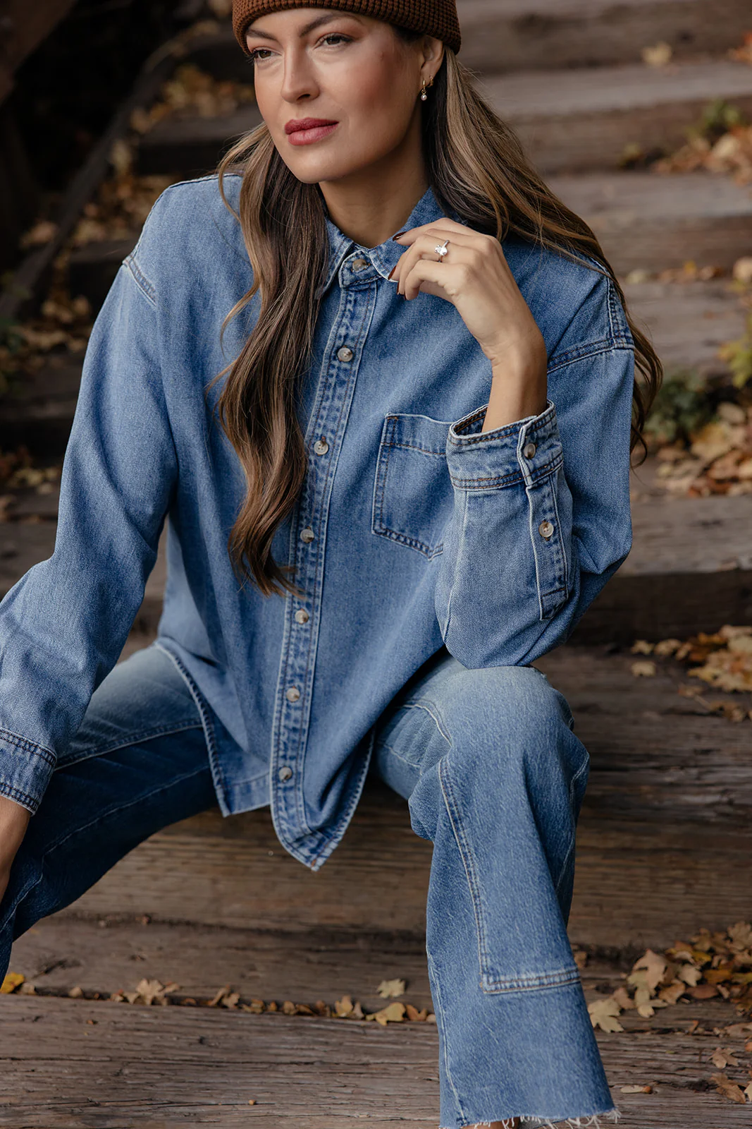 The Valley Denim Top - Image 2