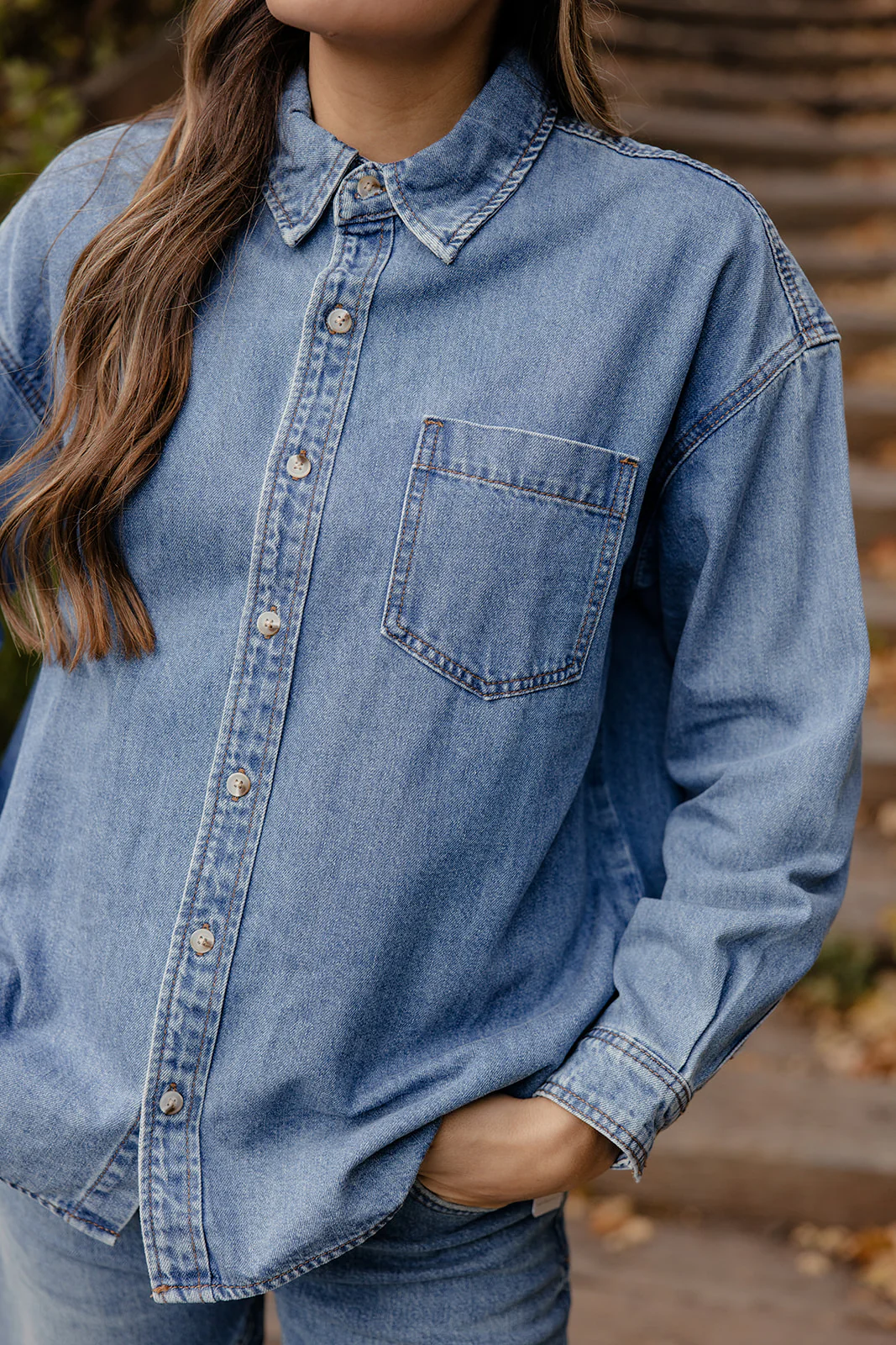The Valley Denim Top - Image 4