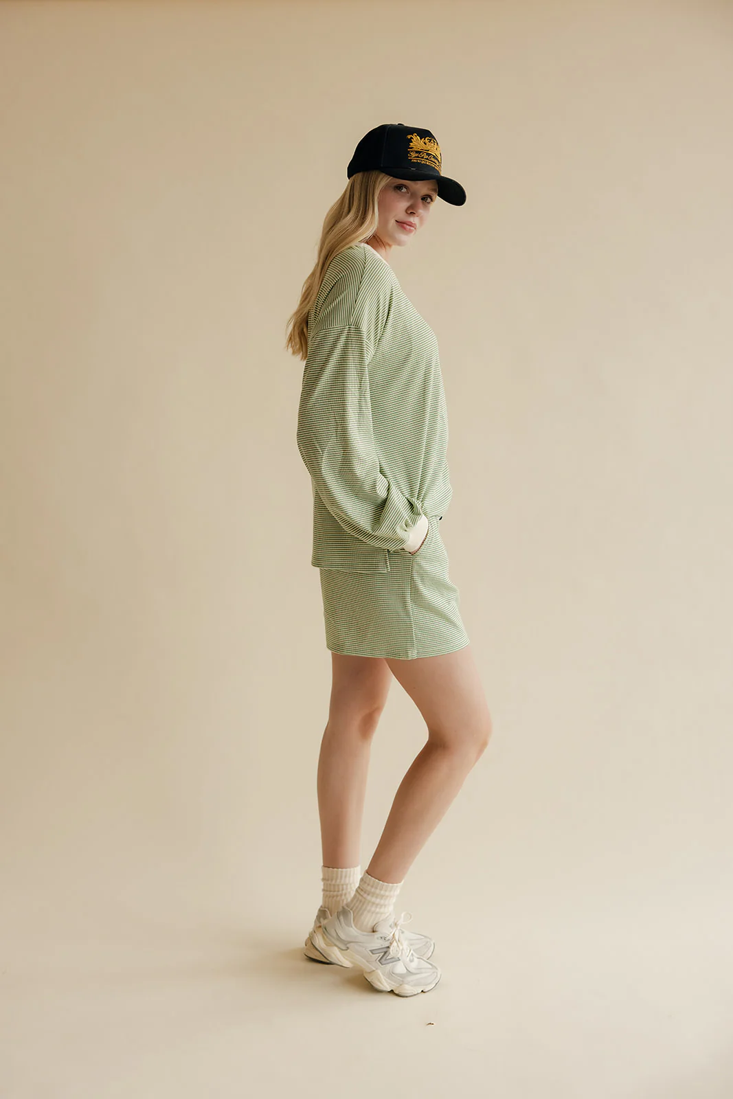 Under It All Stripe Shorts - Image 3