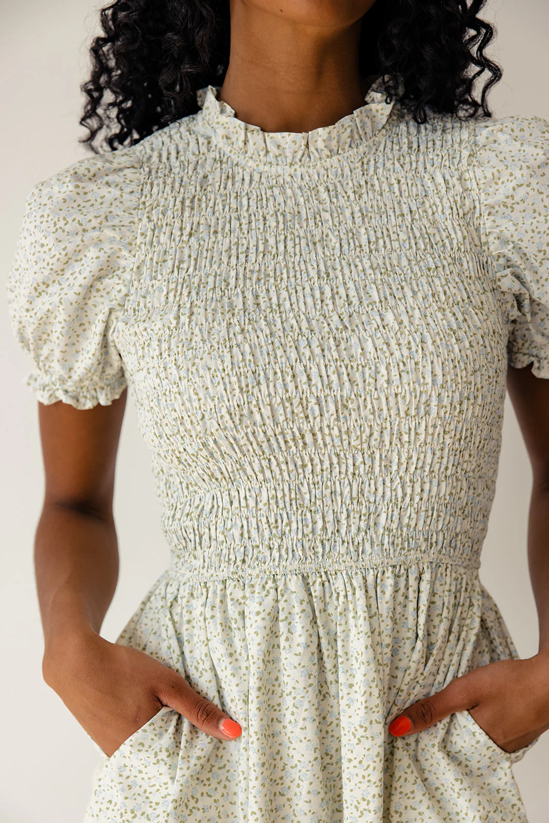 Valeria Smocked Dress - Image 3