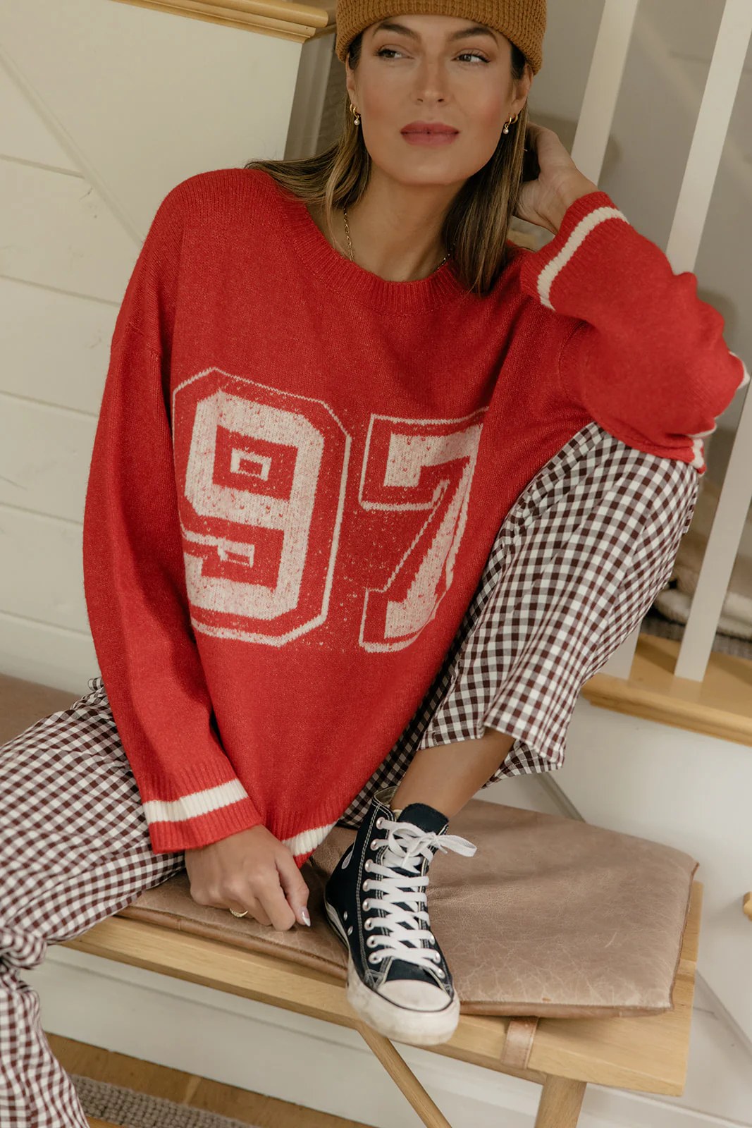 Varsity 97 Knit Sweater - Image 7