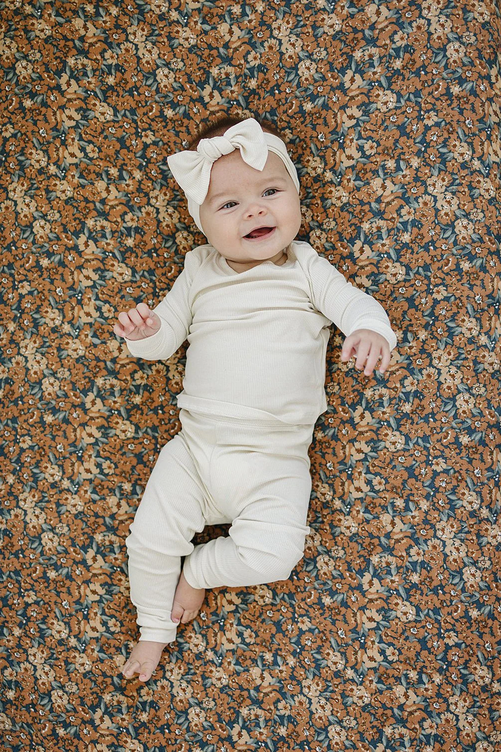 Venetian Floral Muslin Crib Sheet - Image 2