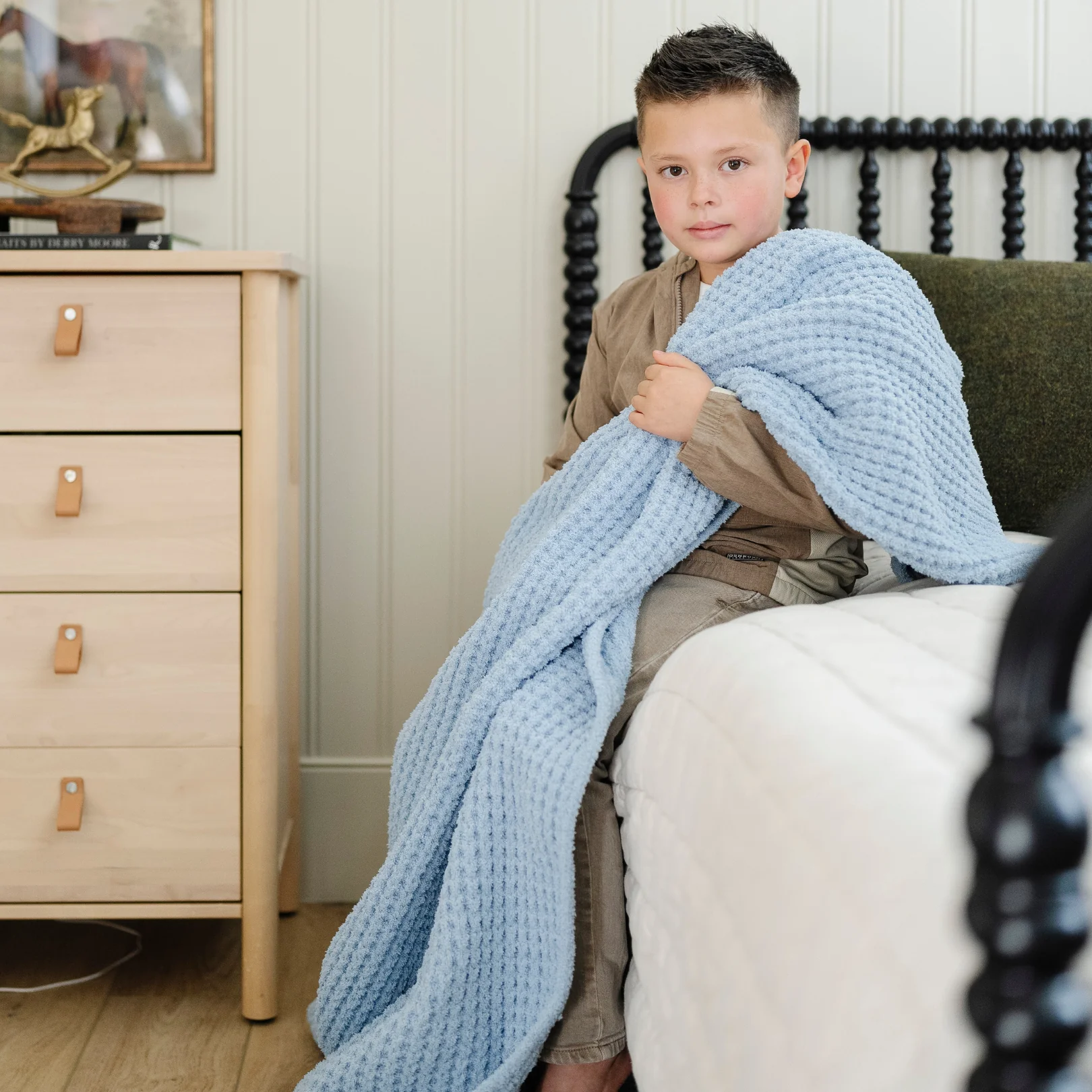 WAFFLE KNIT TODDLER BLANKETS - Image 15