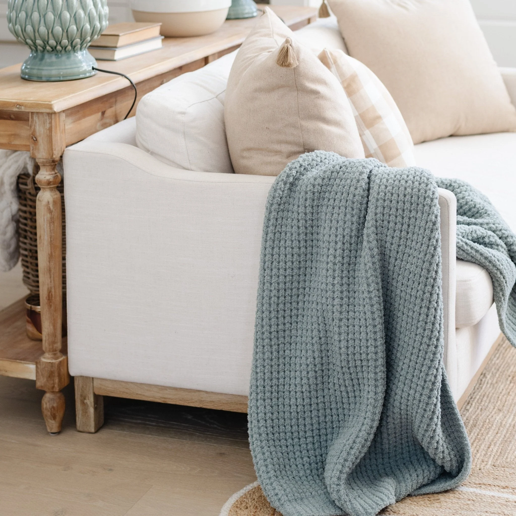 WAFFLE KNIT TODDLER BLANKETS - Image 6
