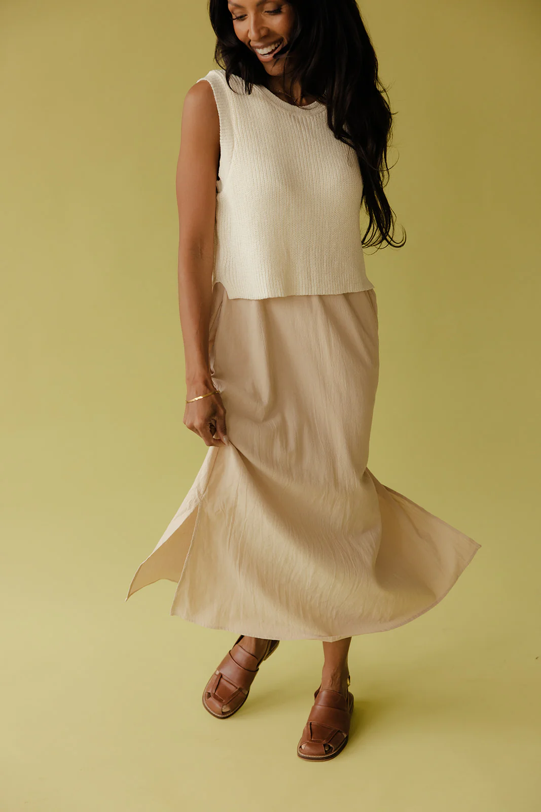 Warm Light Knit Dress - Image 2