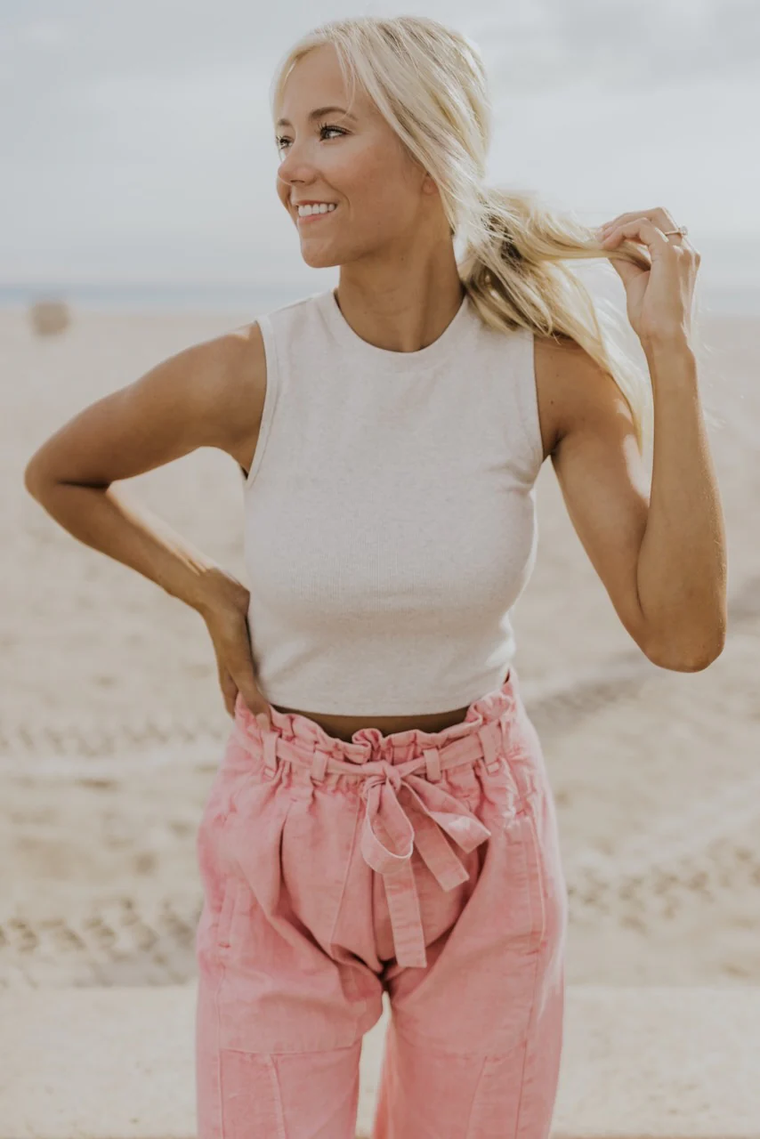 Willow Textured Cropped Tank - Image 15