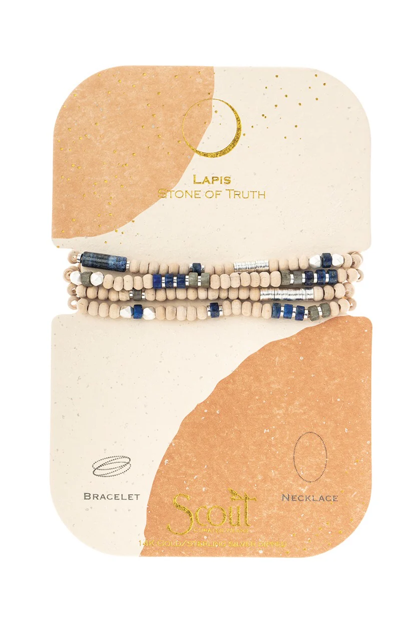 Wood, Stone & Metal Convertible Bracelet - Image 8